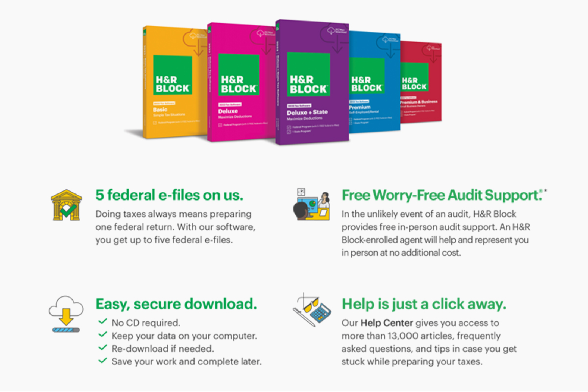 File Your State and Federal Returns for $25 With H&R Block