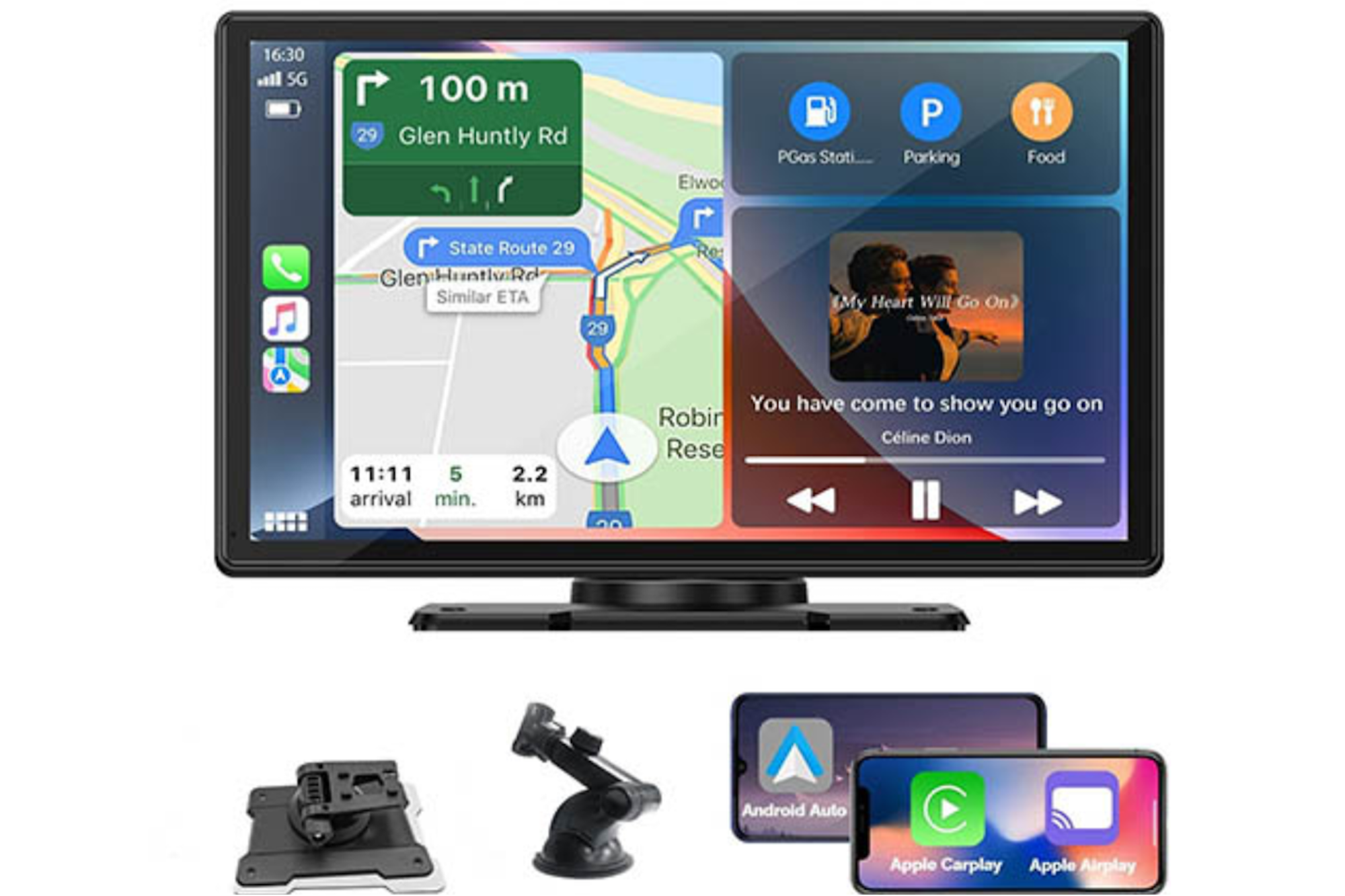 Travel Safer with This Apple CarPlay and Android Auto Display, Just $100 This Month