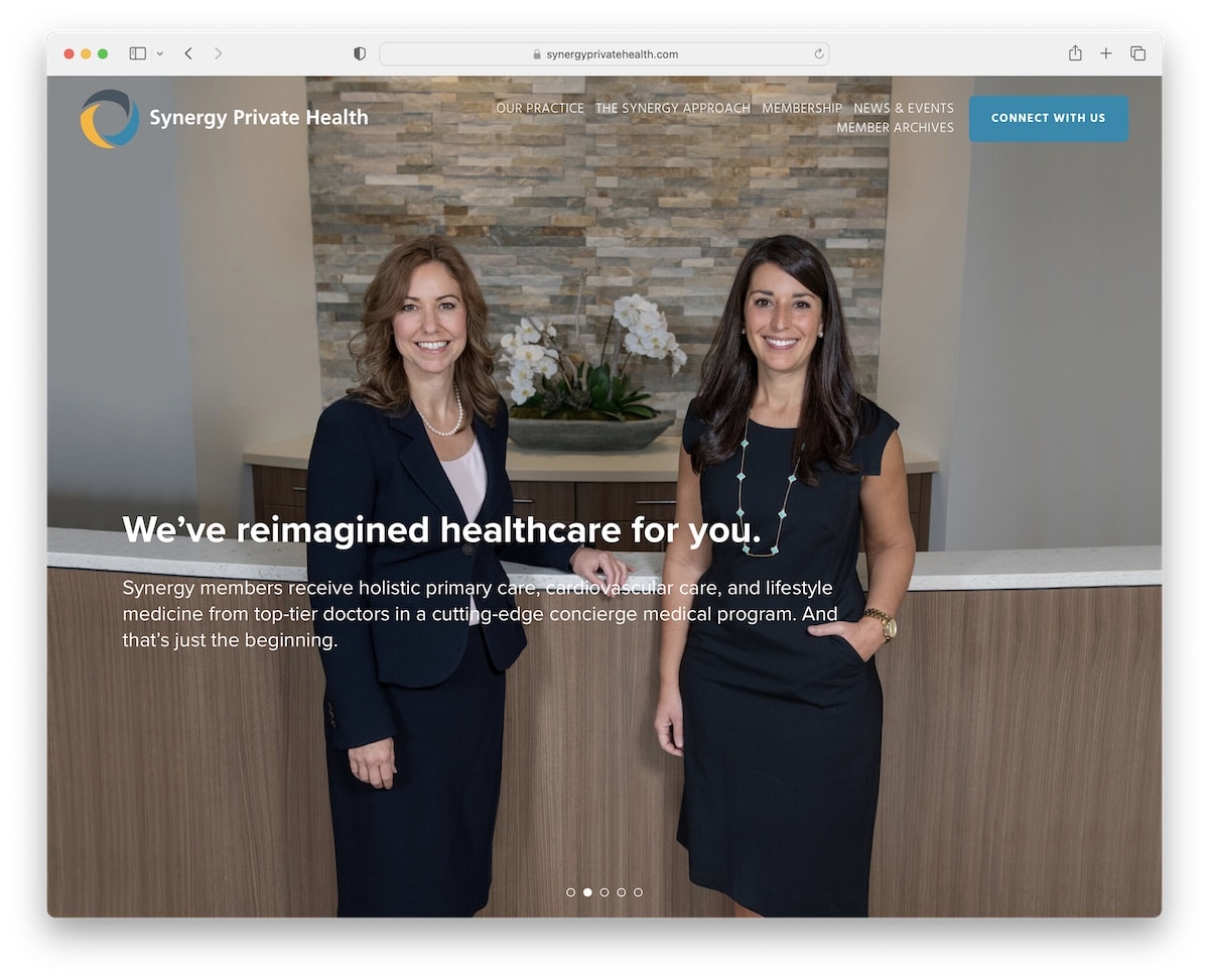 healthcare website designs