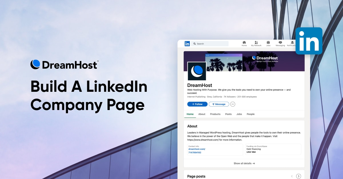 Win With LinkedIn: How To Create A Company Page