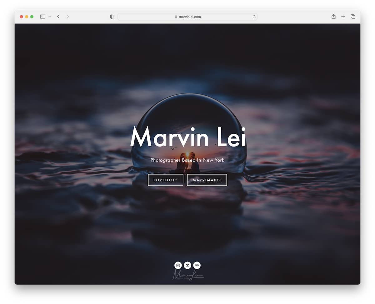 squarespace photography examples
