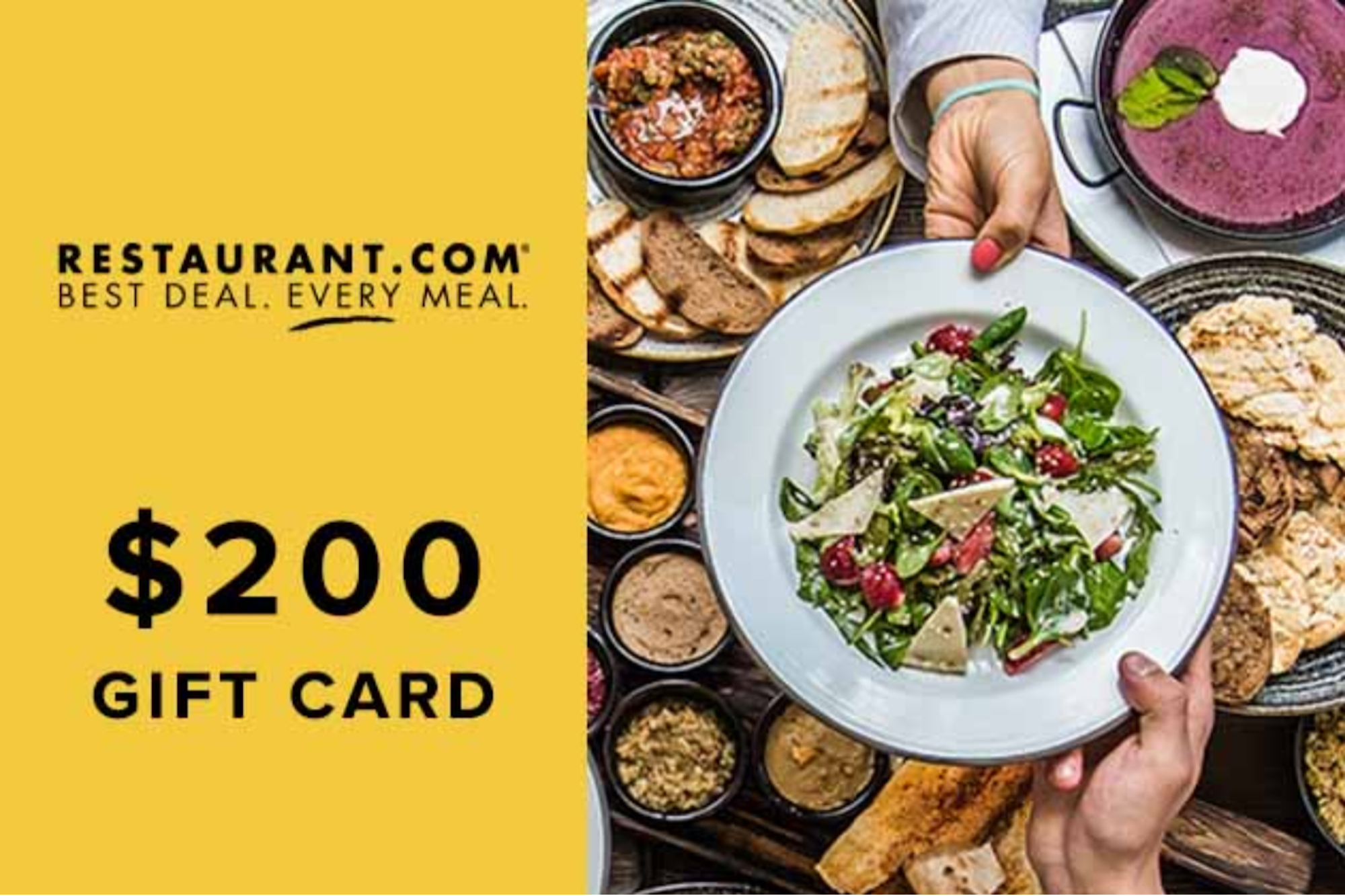 Feed Your Company Spirit with This $200 Restaurant.com eGift Card That's Only $35