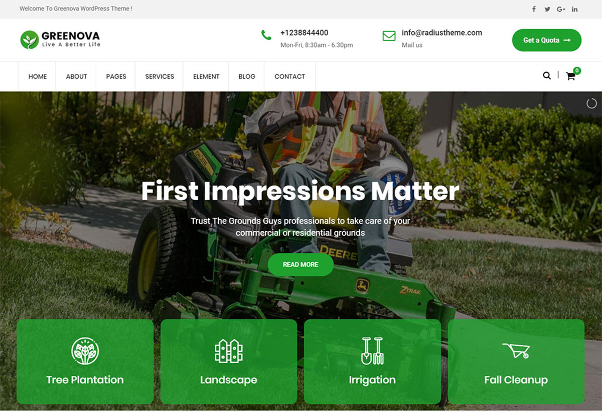 18 Best Landscaping Website Templates 2024