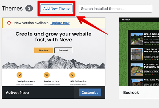 Upload File vs. Add New