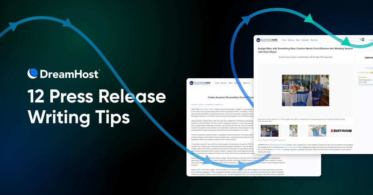 12 Press Release Writing Tips for Success