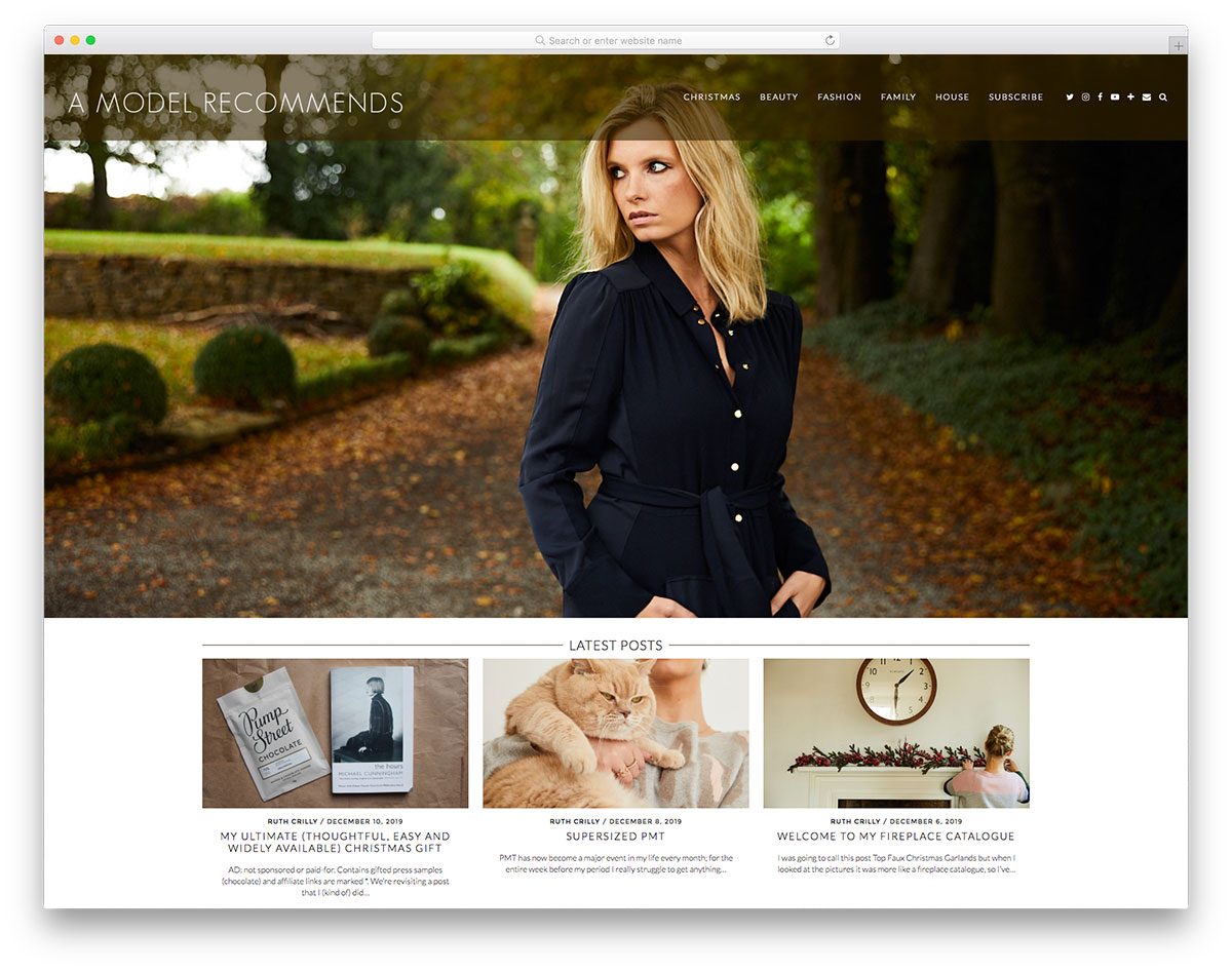 A Model Recommend lifestyle blog