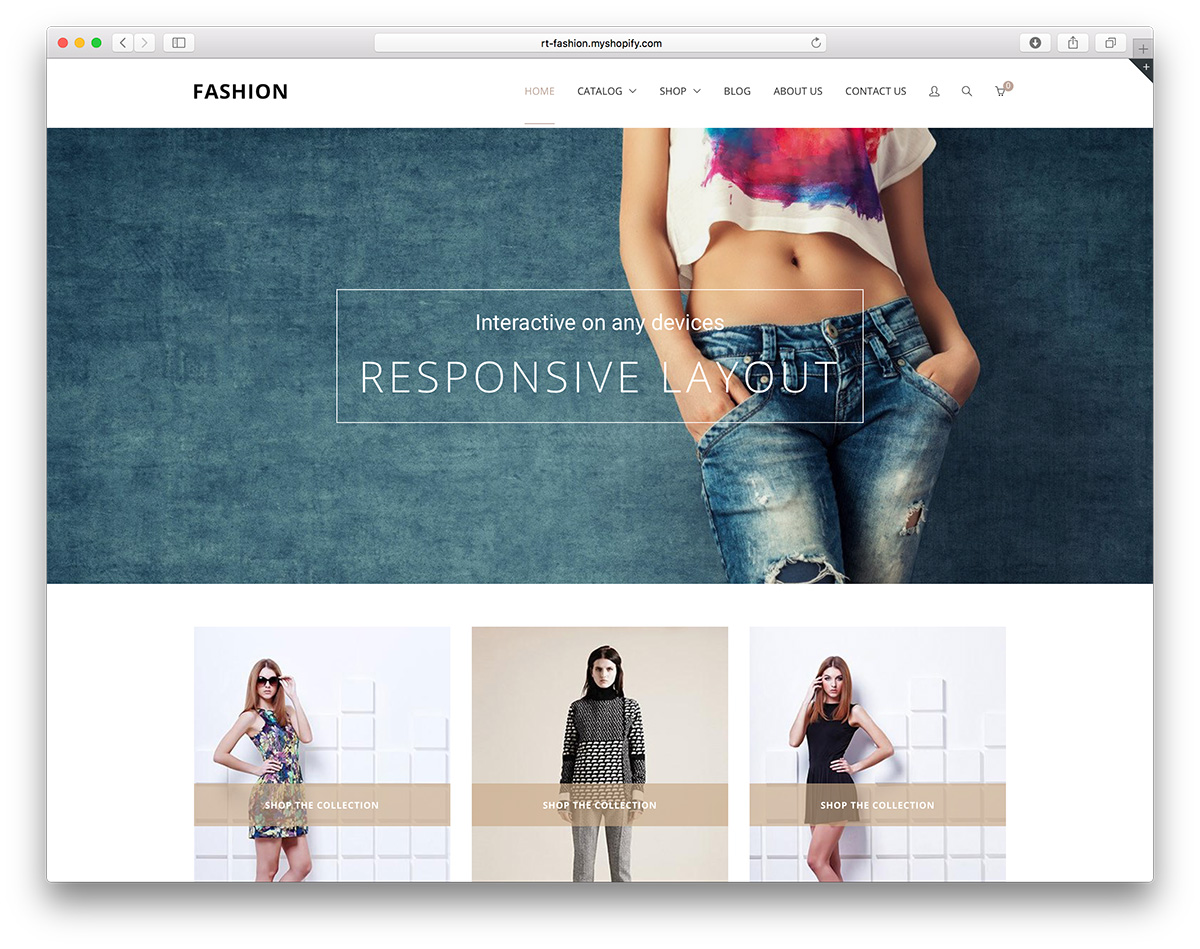 shopify fashion themes