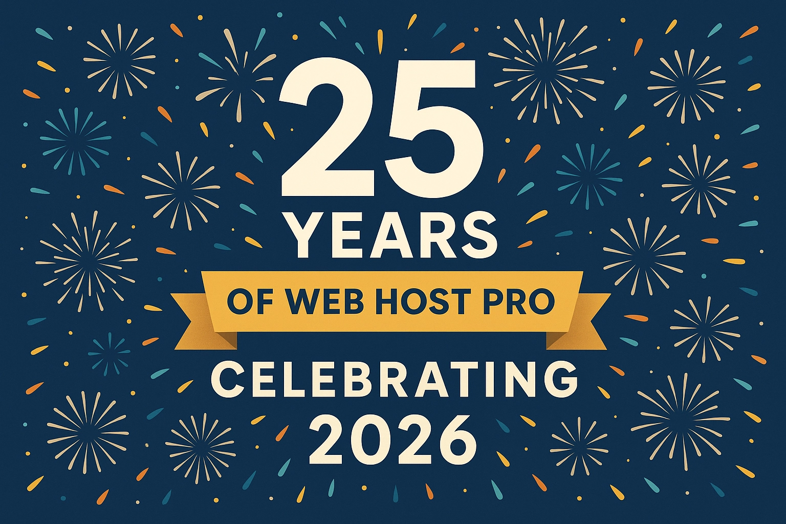 25 years of web hosting