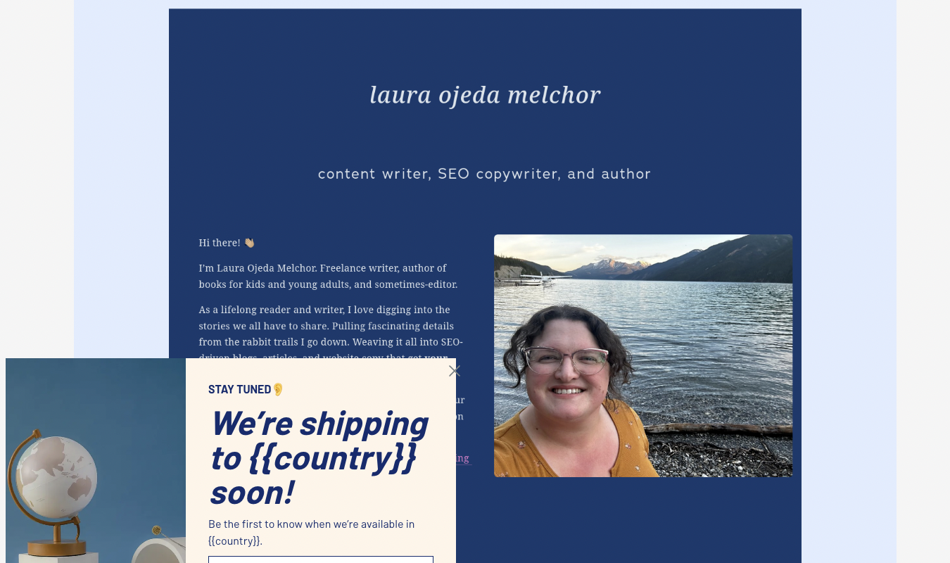 Screenshot from Laura Melchor