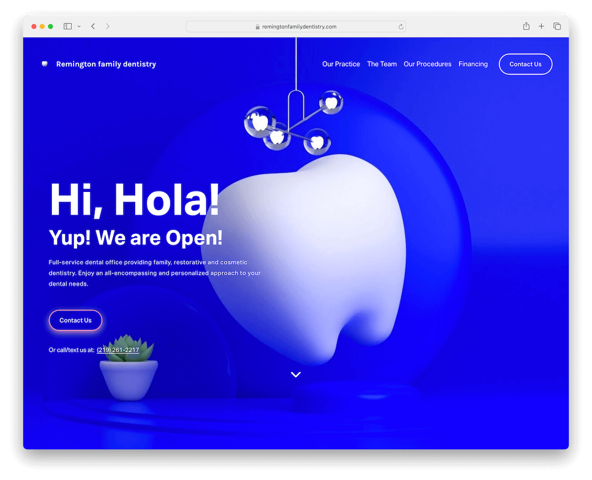 squarespace dental websites
