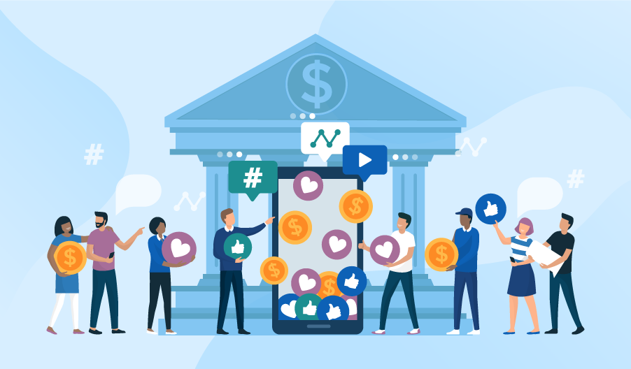 Can banks benefit from social networks?