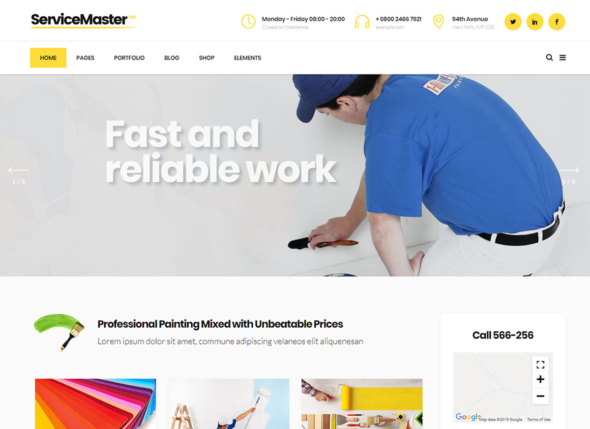 10 Best Painting Company WordPress Themes 2026
