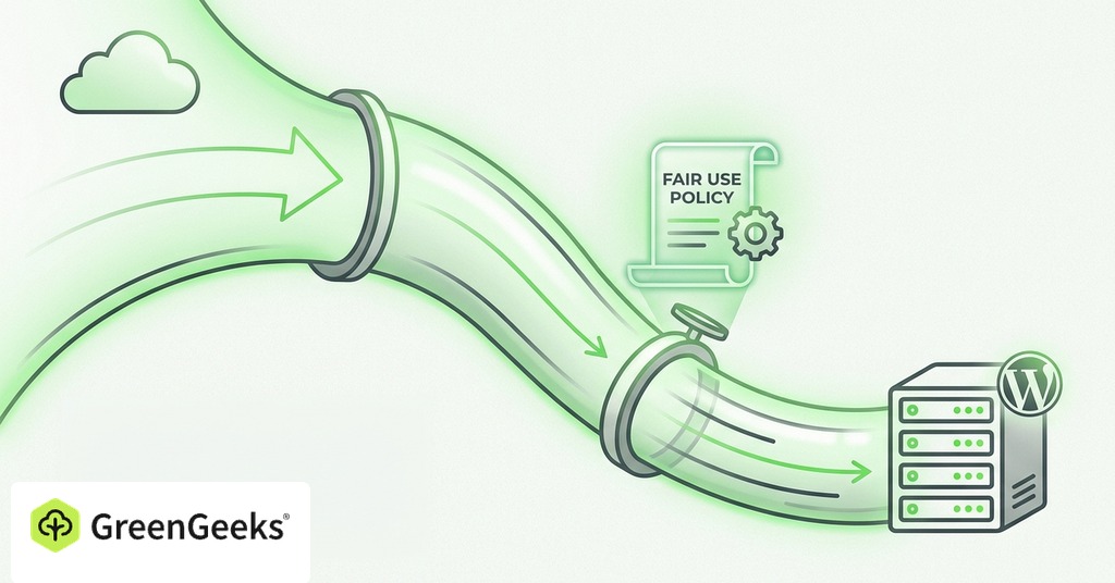 GreenGeeks illustration of what “unlimited” means in the terms of service for cheap unlimited web hosting