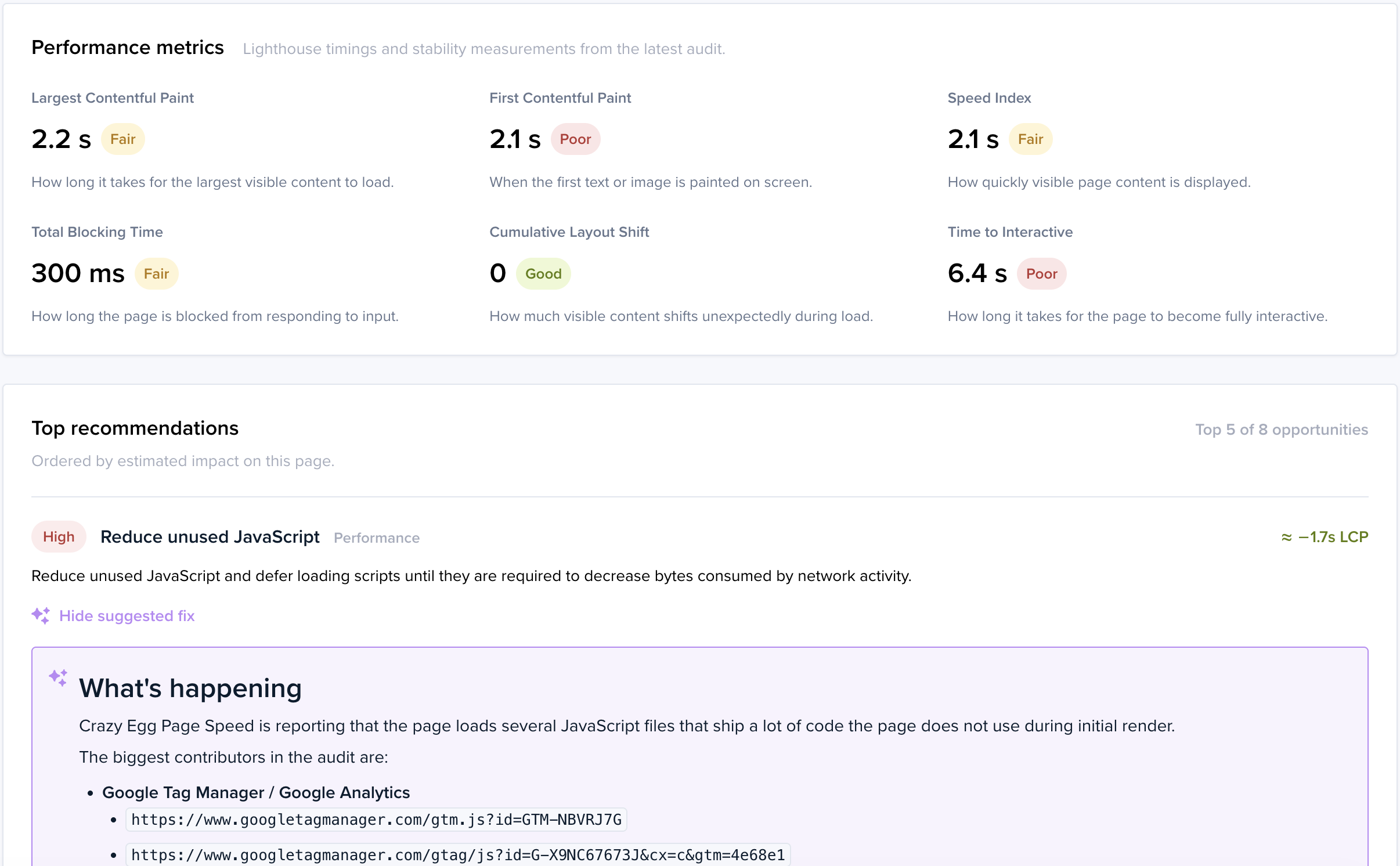 Get automatically-generated code that makes your site faster. 100% free.